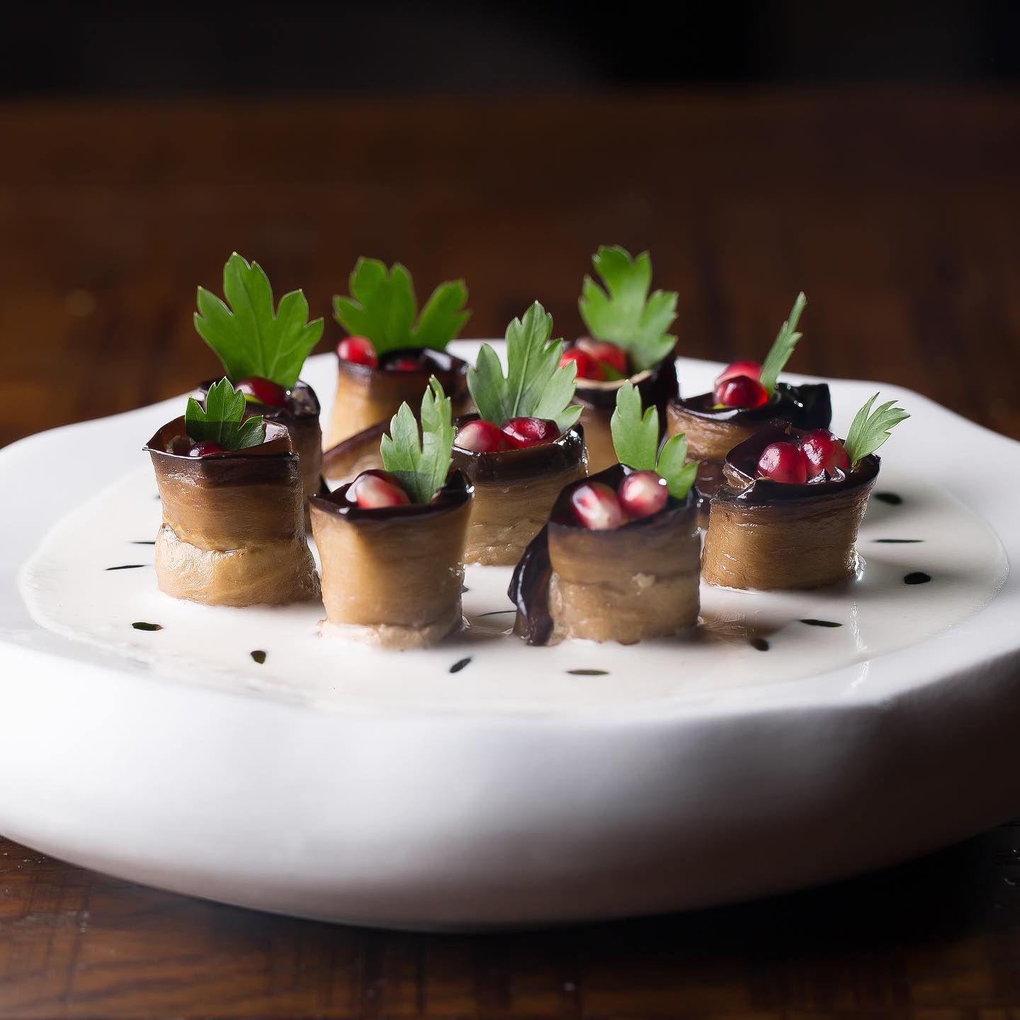 Badrijnis Tbili Salat – Auberginensalat